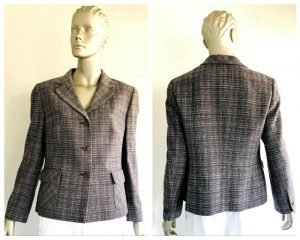 LOUIS FERAUD Womens Tight Knit Long Sleeve Jacket Size 12 (US)